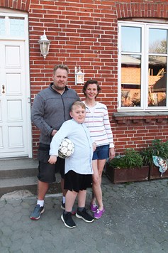 Svenne, Kristoffer og Kaja.